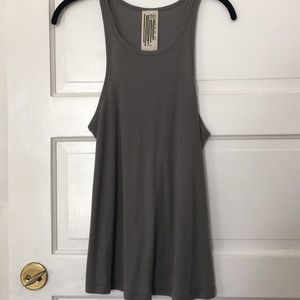 Gray Free People tank top